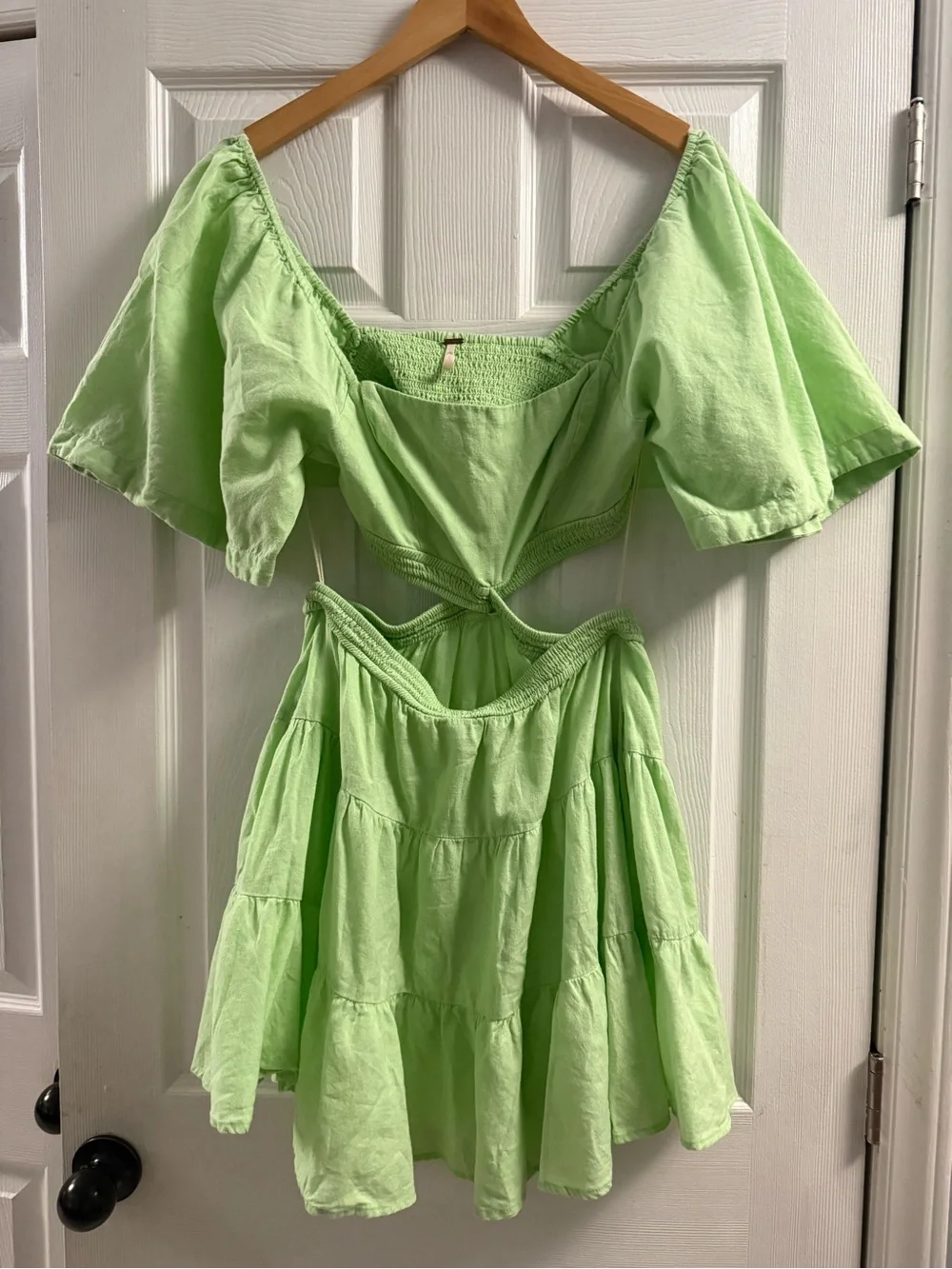 Free People Cross Of Sunlight Mini Dress Medium